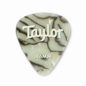 Taylor Celluloid 351 Picks, Abalone, 0.46mm, 12-Pack